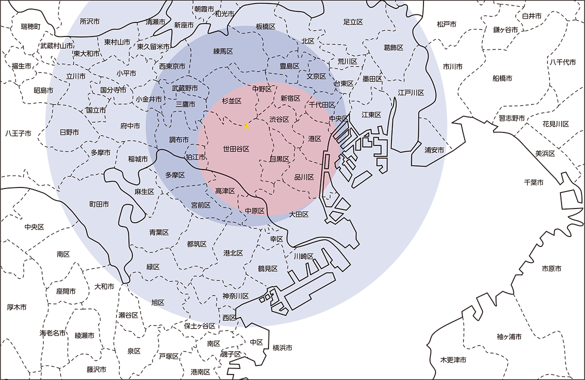 世田谷区を中心に東京都の城南エリアを得意としておりますが、他のエリアもご相談下さい。