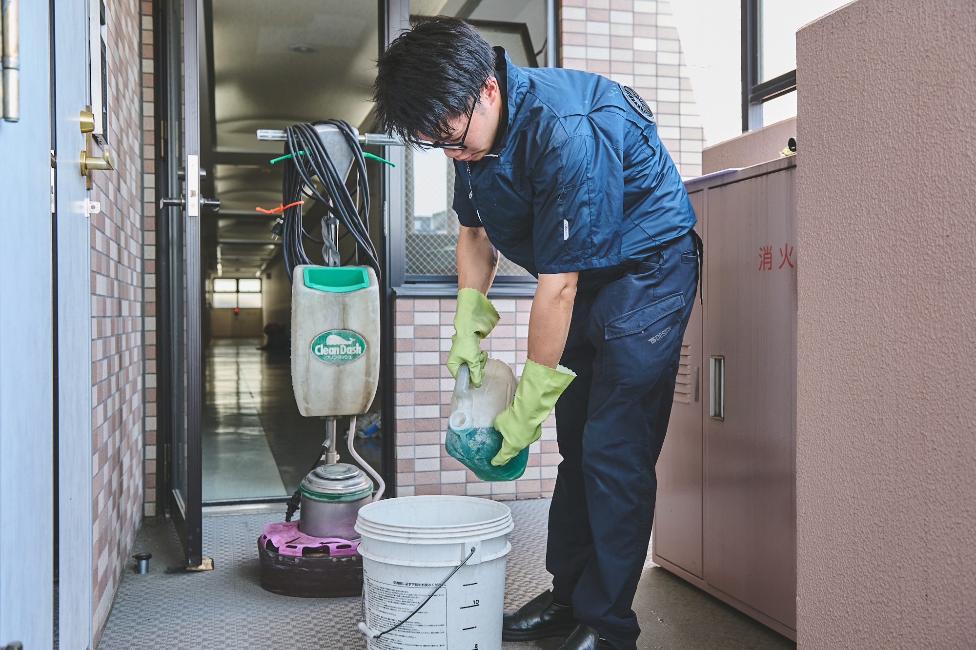 定期清掃風景 定期清掃風景