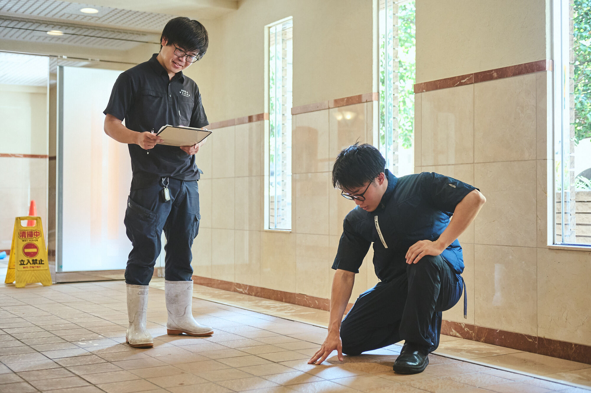 定期清掃風景 定期清掃風景