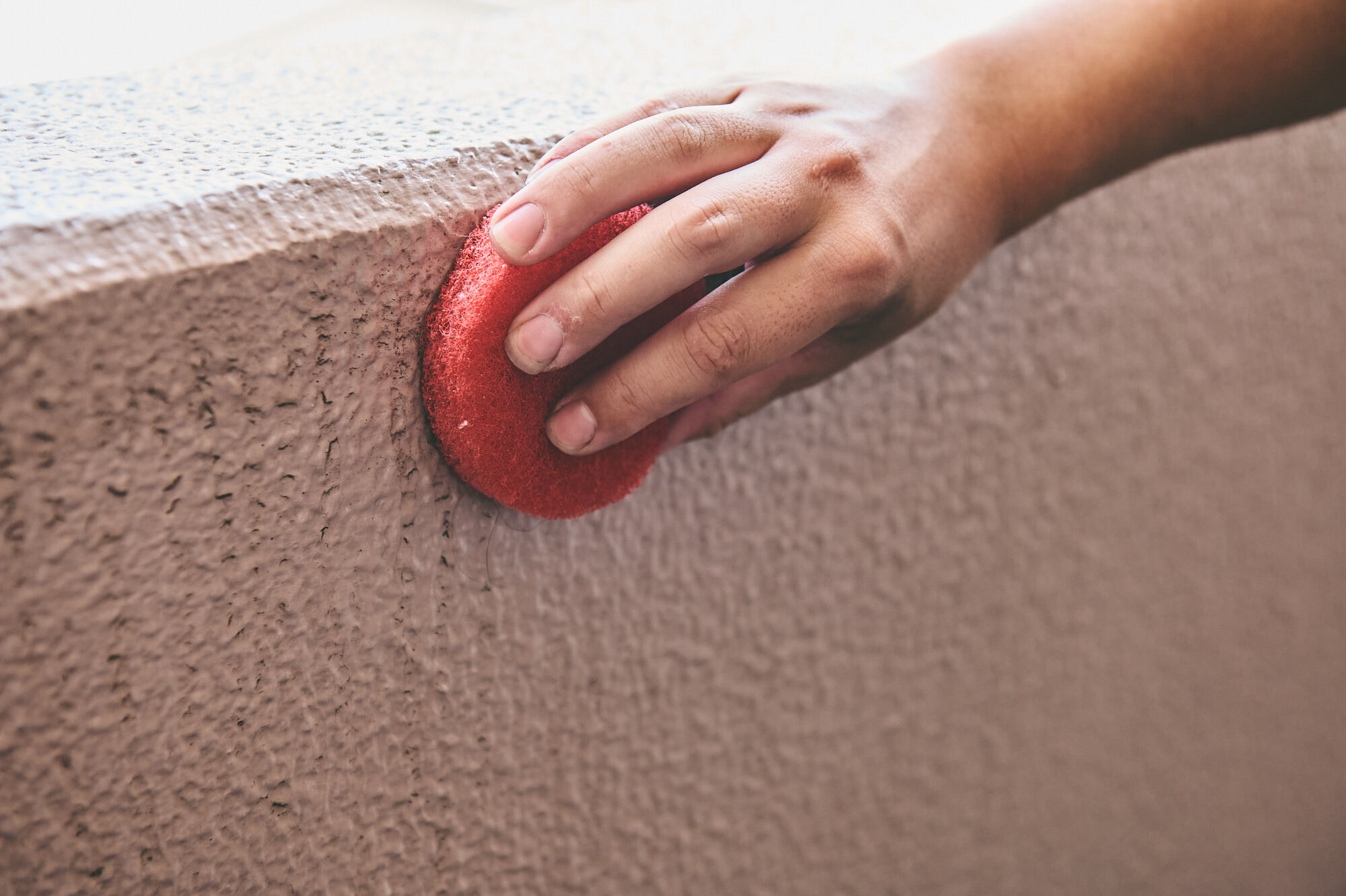 壁面清掃風景 壁面清掃風景