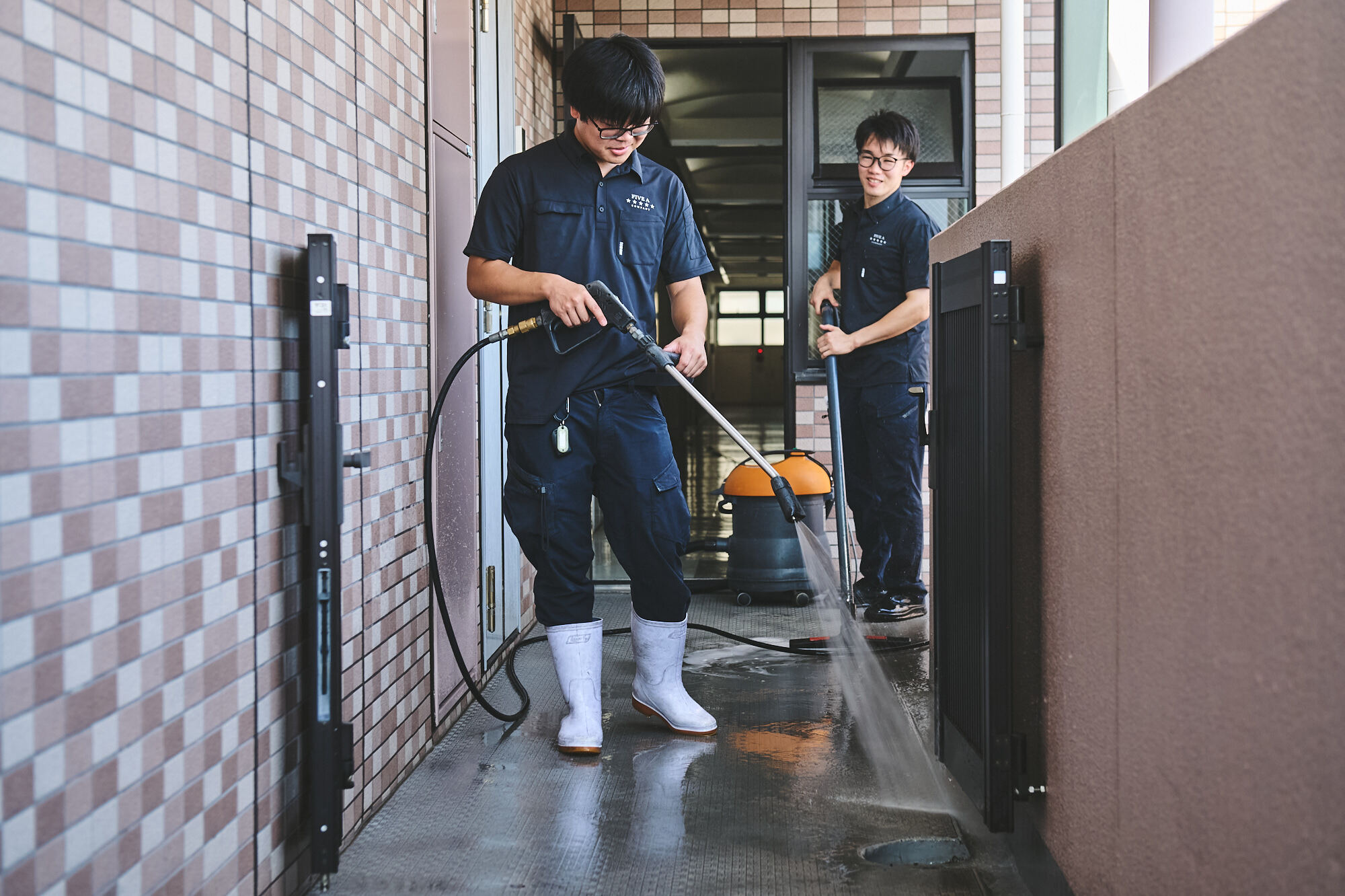 定期清掃風景 定期清掃風景